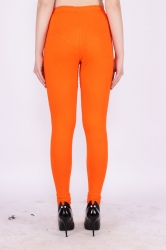 Orange Color Churidar Leggings